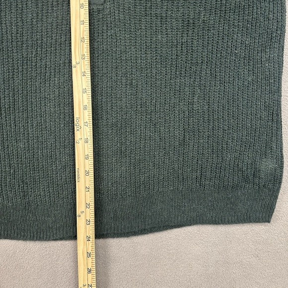 Marine Layer Evelyn Wool Alpaca Blend Knit Sweater Womens XL Green Winter Cozy - Picture 7 of 11